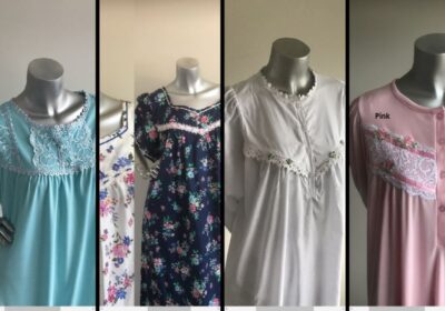 all nighties made in NZ winter, summer short sleeves. sleeveless, long Sleeves  all sizes small to 6XL